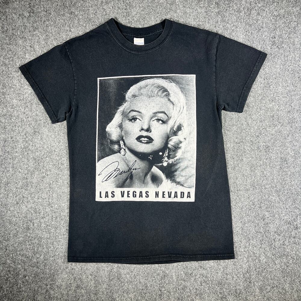 Las Vegas Marilyn Monroe Nevada T-Shirt Small Black